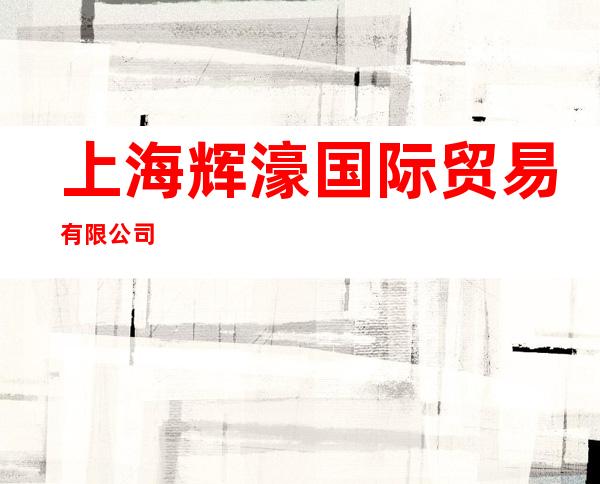 上海辉濠国际贸易有限公司